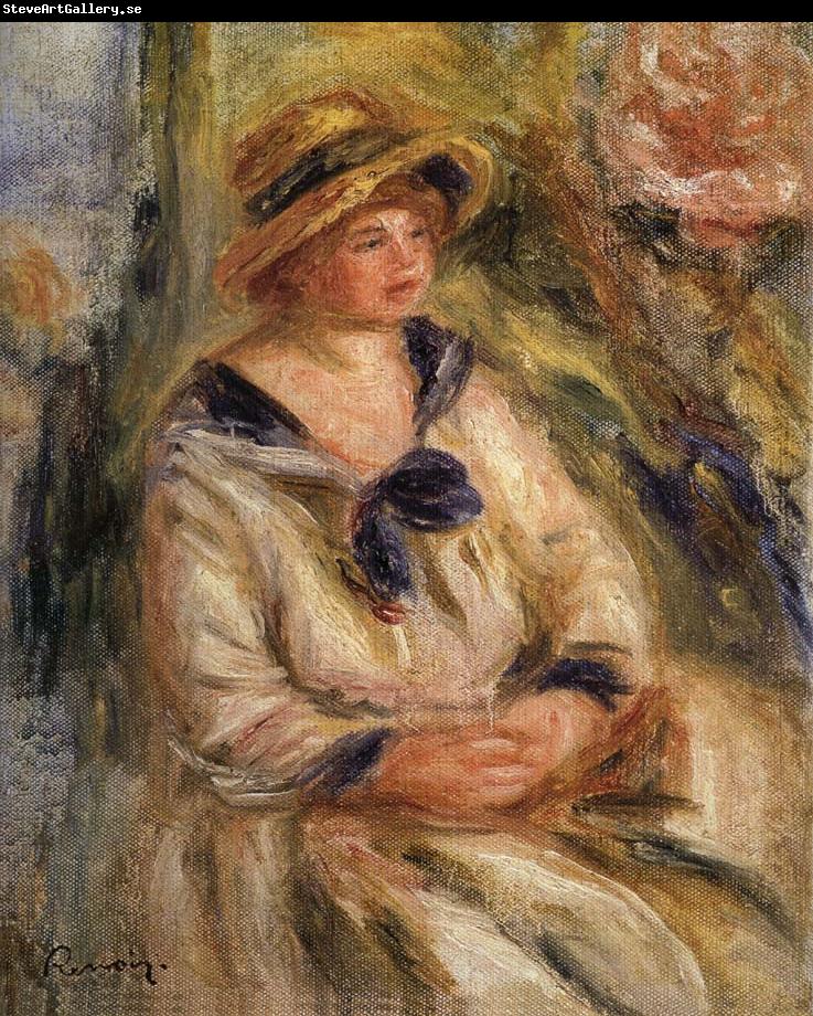 Pierre-Auguste Renoir Etude pour un portrait